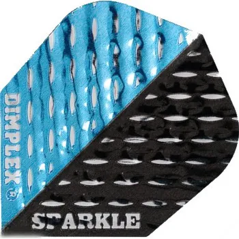 Příslušenství pro šipky Harrows Letky Dimplex Sparkle Black and Blue F2498