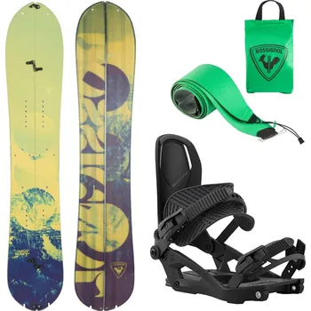 Snowboard Splitboardový set ROSSIGNOL After Hours se stoupacími pásy + vázání UNION