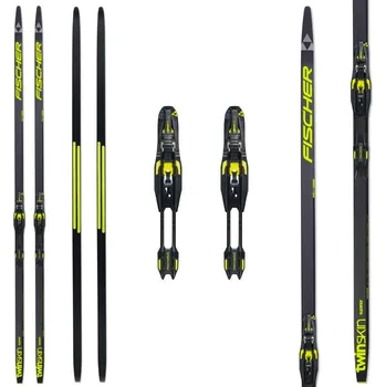 Běžecké lyžování Běžkový set FISCHER Twin Skin Superior IFP se stoupacím pásem a vázáním NNN 187 cm 70 - 80 kg
