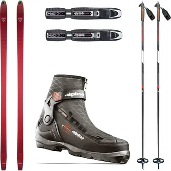 Běžky Backcountry set ROSSIGNOL BC 80 Positrack s vázáním BC NNN + boty ALPINA Outlander + hole