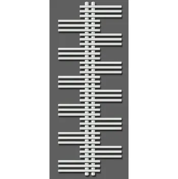 Radiátor Zehnder Yucca - Koupelnový radiátor 177x60 cm, rovný, středové připojení 5 cm, jednořadý, bílý lak YS-180-060