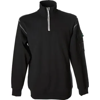 Pánská mikina James Ross Svetr New Singapore černá 3XL