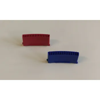 Příslušenství pro šipky Löwen Segment double 2 ks - červený + modrý