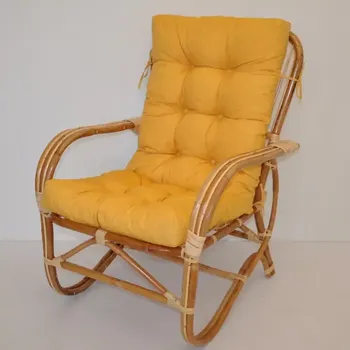 Křeslo Ratanové křeslo Nilam, žlutý melír - SLEVA 3% s kodem radost25