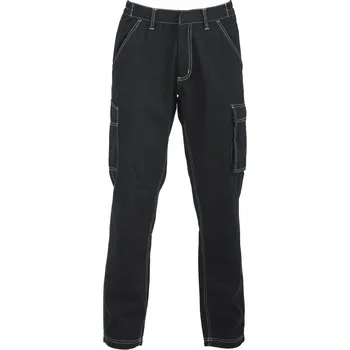 Pánské kalhoty James Ross Kalhoty Vigo pánské černá XL