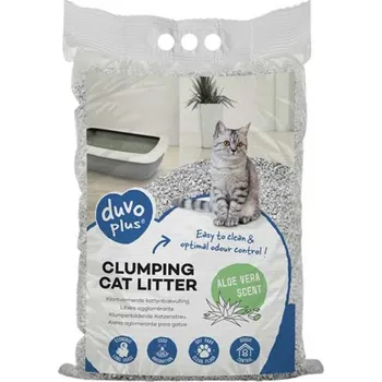 Podestýlka pro kočku Duvo+ Hrudkující podestýlka pro kočky s vůní aloe vera 12kg