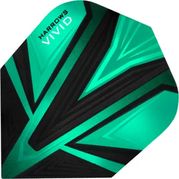 Příslušenství pro šipky Harrows Letky Vivid - Jade F1974