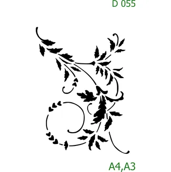 Šablona D 055 - A3 , Nelepící folie