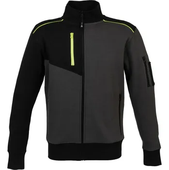 Pánská mikina James Ross Svetr Indianapolis šedá/černá S