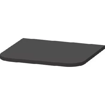 Koupelnový nábytek Duravit Happy D.2 Plus - Krycí deska na skříňku, grafit mat HP030008080