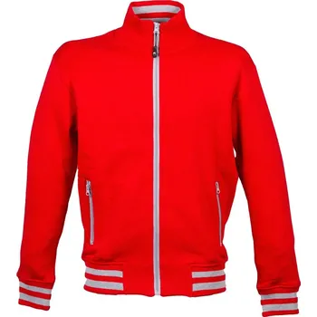 Pánská mikina James Ross Svetr Arizona pánský červená XXL