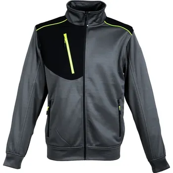 Pánská mikina James Ross Mikina Manhattan šedá 3XL