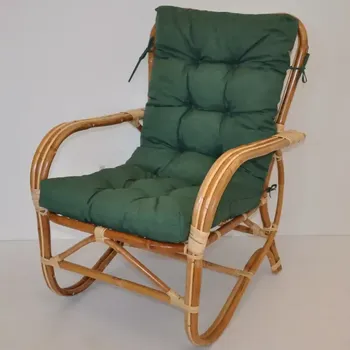 Křeslo Ratanové křeslo Nilam, zelený melír - SLEVA 3% s kodem radost25