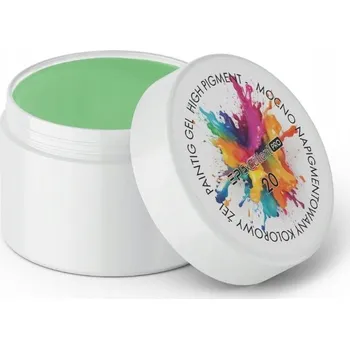 Lak na nehty EXCELLENT PAINTING GEL NAPIGMENTOVANÝ GEL NA ZDOBENÍ 20 ZELENÝ 5 ml