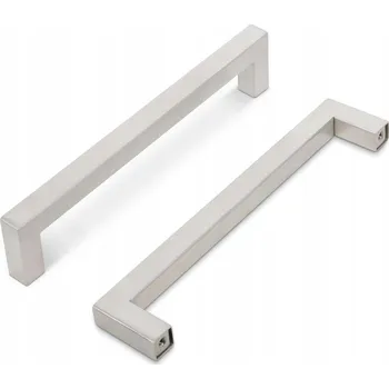 Nábytkové kování Nábytková úchytka reling pro zásuvky a skříňky, stříbrná barva, ocel, 30 ks, 202 mm