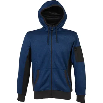 Pánská mikina James Ross Pletená fleecová mikina New Quebec pánská modrá XL