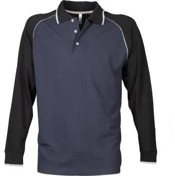 Pánské tričko James Ross Polokošile Detroit námořnická modrá/černá 3XL