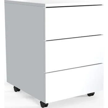 Zásuvkový kontejner VCM Kontejner na kolečkách Dalosa 45 (bílá, 3 zásuvky)