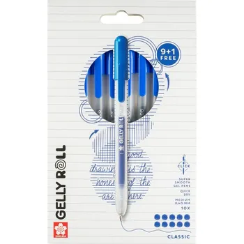 Sakura Gelly Roll BASIC Clicker 0,4mm, 10ks modré