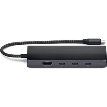 USB hub Satechi USB-C MultiPort Adaptér 8K s Ethernetem V3 - Midnight