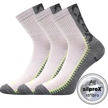 Pánské ponožky VoXX Boma Lonka Litex+Fuski VoXX Revolt, Fuski VoXX Revolt, Fuski BOMA s.r.o., Česká republika, 102239 23-25 (35-38) světle šedá