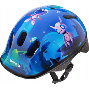 Cyklistická přilba DĚTSKÁ CYKLISTICKÁ PŘILBA S NASTAVENÍM METEOR KS06 XS 44-48 ALIEN