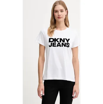 Dámské tričko Tričko Dkny dámské, bílá barva, DJ4T1265 00X, vel. M