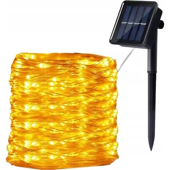 LED osvětlení LED pásek se solárním panelem 0,12W teplá bílá 3000K 2,9m IP44 KOBI