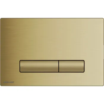 Splachovací tlačítko Excellent Aurro splachovací tlačítko pro WC zlatá INEX.AU230.150.GB