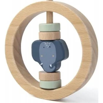 DŘEVĚNÉ CHRASTÍTKO S KORÁLKY PANÍ SLONOVÁ od