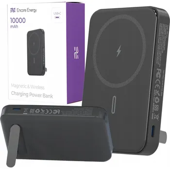 Powerbanka Bezdrátová nabíječka 20W POWERBANK pro telefon 10 000 mAh Encore Energy
