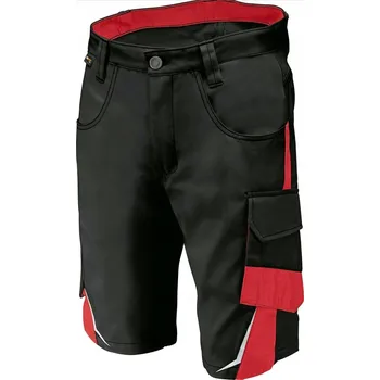 Pánské kraťasy Pracovní bermudy, krátké kraťasy PULSE BEAT, velikost 52, černo-červené