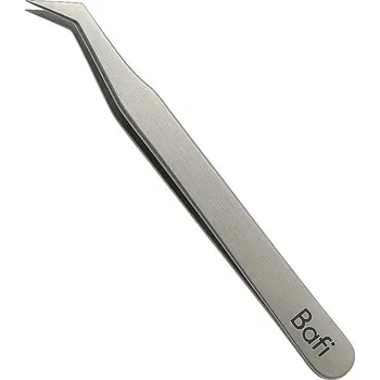 Péče o řasy a obočí BAFI Profesionální pinzeta na řasy PROFI 15 - 65°, zakřivená