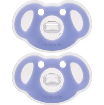 dudlíky Dětské dudlíky Mombella 2 ks modré