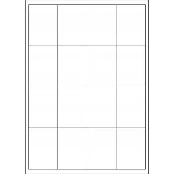 Samolepící etiketa Samolepicí štítky maTias A4 50x70mm, 10 listů