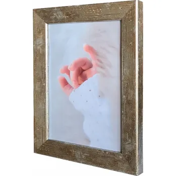 Obraz Rámeček 24x30 NINA, zarámovaný s VÝŠIVKOU, SVATBA obrázek