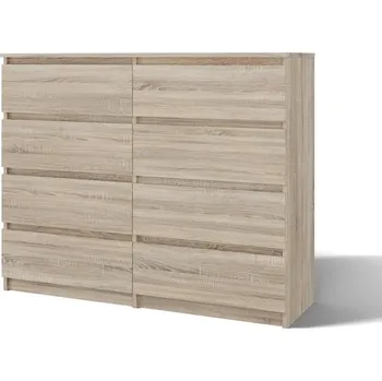 Komoda FALCO Komoda Malvína M8 120 dub sonoma