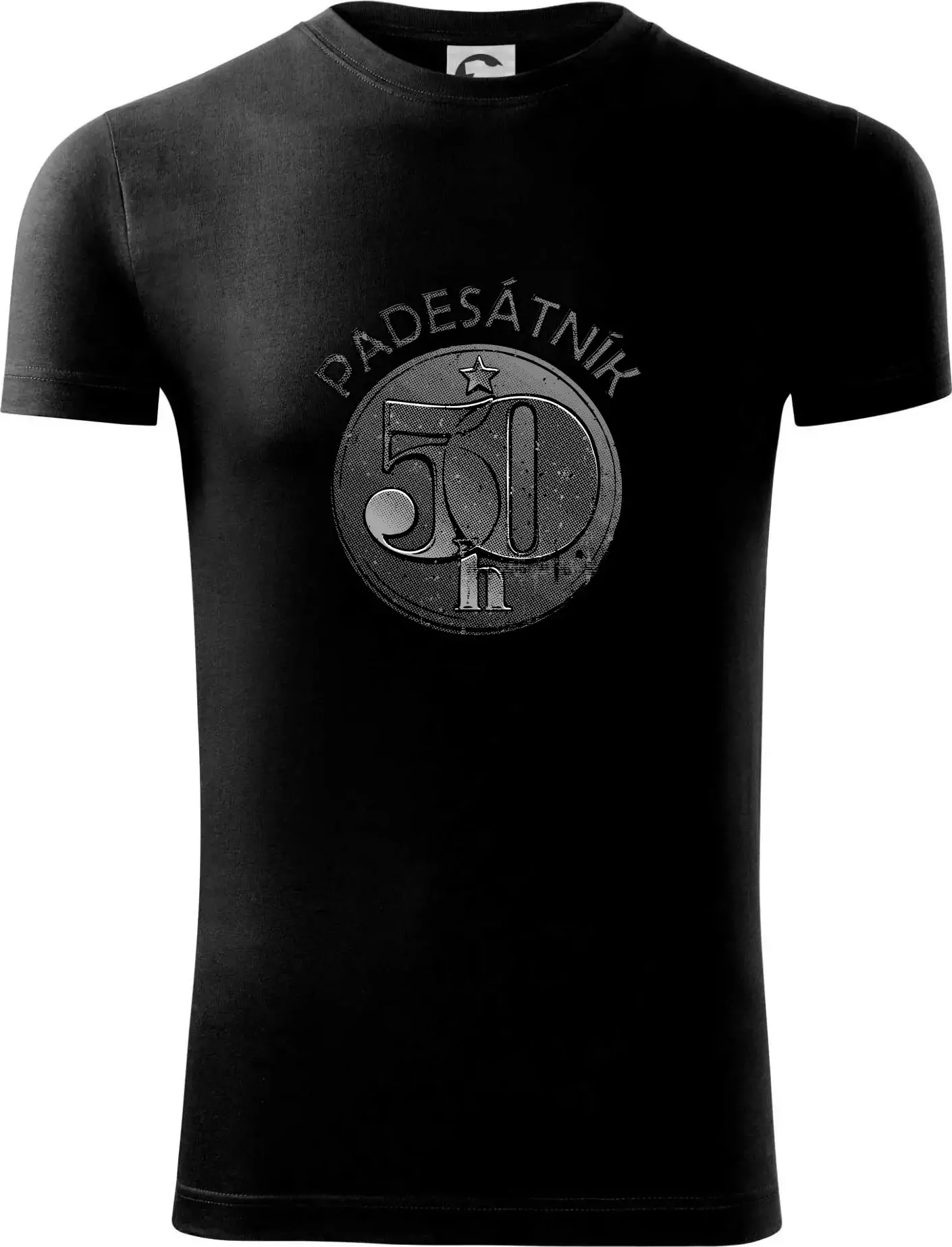 Padesátník Československý - Viper FIT - Pánské zúžené tričko - M ( Černá )