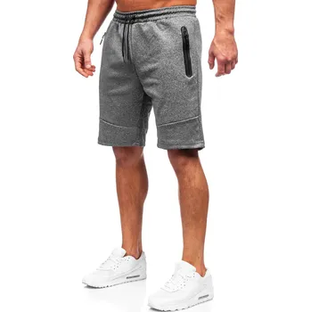 Pánské kraťasy Grafitové pánské teplákové kraťasy Bolf 8K929 - M