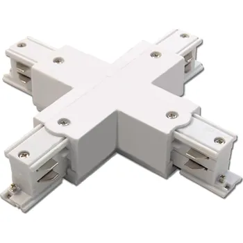 vypínač Masterled Vypínač Poczwórny Krzyżowy do Listw Szynowych Trójfazowych Bílý