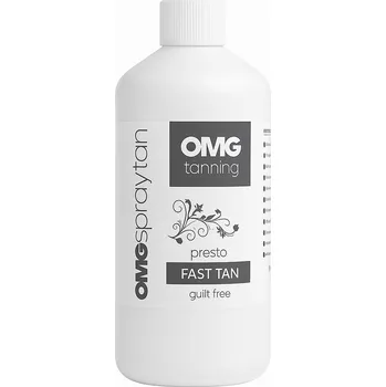 Samoopalovací přípravek OMG spray tan - barva na samoopalovací nástřik fast tan 1l