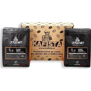 Kafista Coffee Box Balíček s kávou, zrnková káva pražená v Itálii