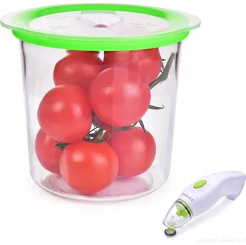 Dóza na potraviny DEDRA 1000 ml tritanová VZDUCHOCUC vakuovací dóza na potraviny