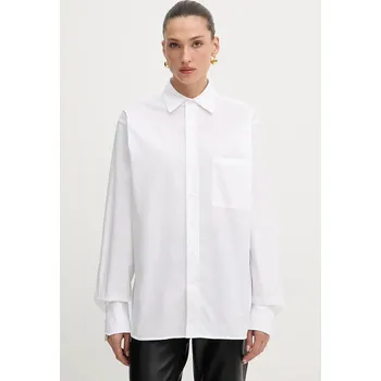 Pánská košile Bavlněná košile BOSS Saturday_1 50543800 bílá 00X, vel. 34