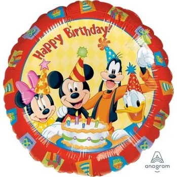Kruh - Mickey & přátelé HB 46cm - fóliový balónek