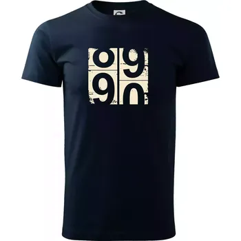 Tachometr 90 - Triko extra velké (5-8XL) - 7XL ( Námořní modrá (velmi tmavá - téměř černá) )
