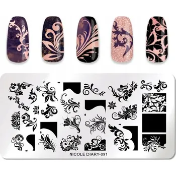 Šablona na nehty pro francouzskou manikúru