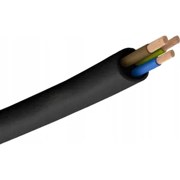 elektrický kabel EK Elektrokabel Šňůra Kabel OMY 300/300V 3x1,5mm Černý 1m ELEKTROKABEL