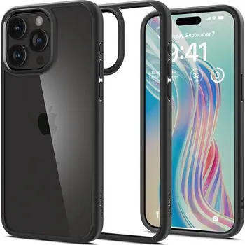 Spigen Crystal Hybrid kryt iPhone 15 Pro Max matně černý