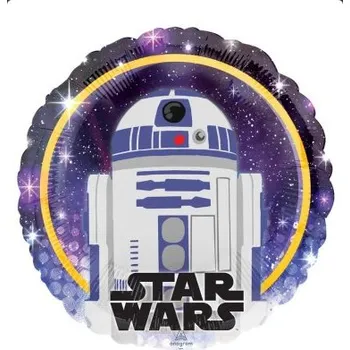 Balónek Kruh - Star Wars Galaxy R2-D2 43cm - fóliový balónek